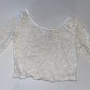 Ambiance Apparel Lace Cropped Top Photo 3