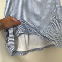 Love Riche  Blue White Stripe Ruffle Skirt Size Large Photo 3