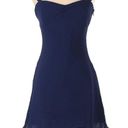 Urban Outfitters NWT  Navy Blue Mini Dress Size Large Sweetheart Neckline Photo 0