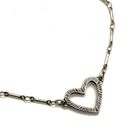 American Eagle  Outfitters silver tone heart choker necklace Photo 4