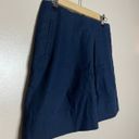 J.Crew SALE! Navy  Pleated Mini Skirt Size 2 NWOT Photo 2