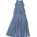 After Six  Dress Womens 8 Larkspur Blue V-Neck Formal Gown Bridesmaid Style 6821 Photo 1