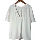 Free People Hot Shot Tee Bleached Clay XS Photo 3