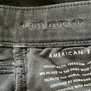 American Eagle AEO  The Dream Jean Hi Rise Ripped Jeggings Black Size 4 SHORT Photo 7