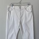 The Loft  White Straight Crop Jeans in size 12    Photo 1