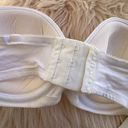 Vassarette Vintage  36D Strapless Bra White 74239 Smoothing Nylon Blend Photo 7