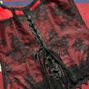Frederick's of Hollywood Red halter neck bustier corset 
Women’s 38

Frederick’s of Hollywood Photo 2