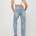 Princess Polly Holly Asymmetric Straight-Leg Jeans Photo 3