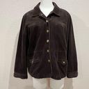 Christopher & Banks  Brown Corduroy Blazer Shacket XL Photo 3