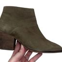 Blondo Nelli Waterproof Ankle Bootie Nutbuck Leather Olive Green Size 6.5 Photo 8