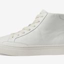 Soludos  Ibiza High Top Sneaker white leather new in box 8.5 Photo 8