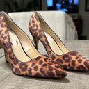 Nine West  women’s 4” animal print/fur heels   NWOT Photo 0