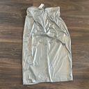 Donna Karan X REVOLVE Knotted Skirt in Silver Photo 4