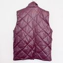 BLANK NYC NWT  Faux Leather Quilted Oversized Outdoor Vest New Hot Shot Size Large Photo 9