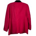 Jennifer Moore  Red Wool Blazer Size 16 Photo 6