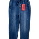 Wax Jean High Rise Paperbag Mom Denim Pants Jeans Photo 3