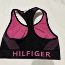 Tommy Hilfiger  Reversible Sports Bra Sz Extra Small XS Pink / Black Photo 4