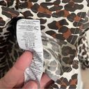 Tory Burch  Reva Leopard Poplin Shirt Long Sleeve Button Down Photo 6