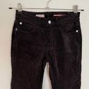 Pilcro The Yaya Mid Rise Corduroy Stretch Cropped Flare Jeans Dark Mink Brown Photo 3