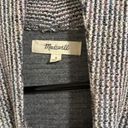 Madewell  Multicolor stripe knit turtleneck mock neck crop sweater top Photo 4