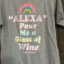 Simply Southern  VINTAGE COLLECTION PREPPY ALEXA POUR ME A GLASS OF WINE T-SHIRT Photo 2