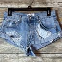 One Teaspoon Bandits Distressed Shorts Size 24 Photo 0