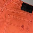 Volcom  Women’s Orange Melon Colored Shorts Size 0 Photo 3