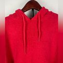 Oak + Fort  Red Cropped Knit Pullover Hoodie Sweater Photo 5