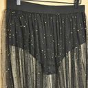 SheIn  ICON 2 In 1 Galaxy Mesh Skirt Size XL Photo 3