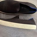 Rothy's  Mesh Honeycomb Knit Black Slip On Sneakers Photo 10