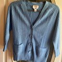 Talbots  Petites Blue Cardigan size Small Photo 0