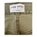 Lane Bryant Signature Fit Mid Rise Midi Shorts Denim Olive Green Plus Size 28 Photo 4