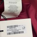 Gucci  New Red Corduroy Cotton “Orgasmique” Patch Bucket Hat Photo 4