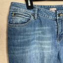 J.Jill  Women's Blue Denim Straight Jeans Size 8 Front & Back Pockets Photo 3