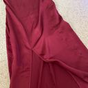 Pretty Little Thing Midi burgundy dress body con  Photo 3