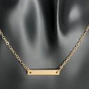 The Bar Gold Simple Necklace Photo 1