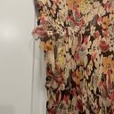 Polo FLAWED  Ralph Lauren Brown Floral Midi Skirt Size 6 US $298 Photo 2