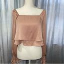 Vestique  Blush Pink Pastel Crop Top Women's Size Medium-NWT Photo 1