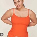 ANDIE  NEW Longline Ribbed Tank Orange XS Swim Top Tankini Resortwear Vacation Photo 0