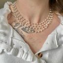 American Vintage Vintage “Cosette” 925 Sterling Silver Pearl Necklace 16” Four Strand Classic Photo 9