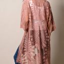 JODIFL Blush Pink Lace Mandala Kimono Wrap Photo 1