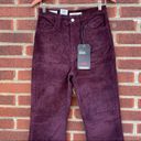 Levi's  Ribcage Bootcut Boot Cut Corduroy Jean Maroon/Wine Photo 5