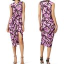 Jason Wu  Printed Draped Jersey Sleeveless Sheath Dress Size 6 Preowned FLAWS Photo 1