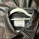 Celebrity Pink Faux Leather Shacket  Photo 1