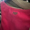 Mayfair Group The  Cropped Ribbed Tank Top Pink Size Small Photo 1