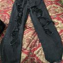 SheIn Black Distressed Jeans Photo 0