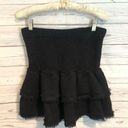 ZARA NWT  Heavy Mini Black Skirt Photo 0