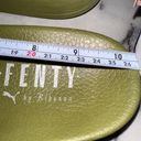 2017 Fenty Puma Olive Bow Slide Rihanna uk5 us7 8 Slides Sandals Shoes Green Size 7 Photo 10