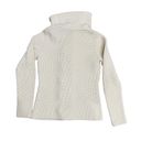 Etcetera  Turtle Neck Merino Wool Women Sweater Size Small Cream Color Jacket Photo 2