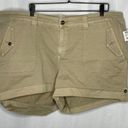 Torrid  Tan Roll Cuff‎ Twill Shorts Photo 0